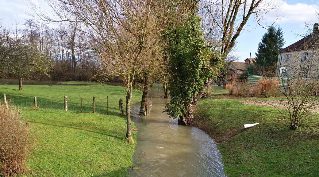 Vaudrey (Jura, France) en janvier 2018.