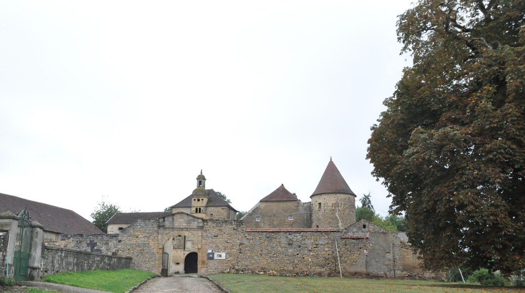 This building is indexed in the Base Mérimée, a database of architectural heritage maintained by the French Ministry of Culture, under the reference PA00102121 .