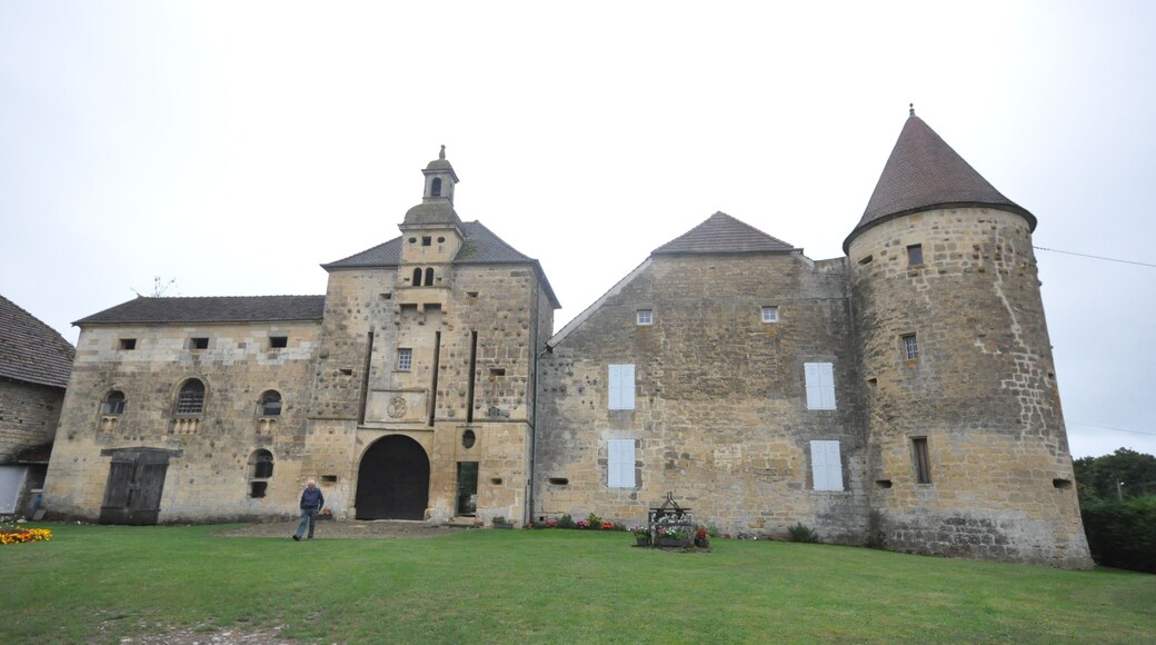 This building is indexed in the Base Mérimée, a database of architectural heritage maintained by the French Ministry of Culture, under the reference PA00102121 .