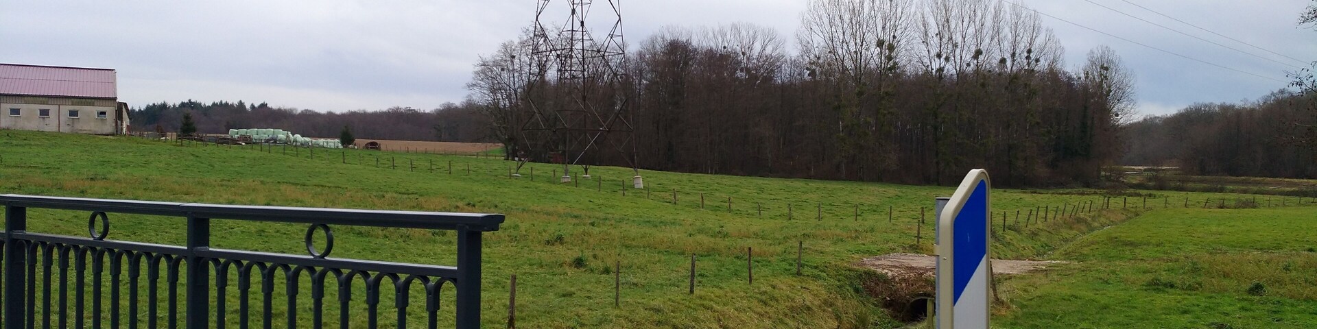 ChĂȘne-Bernard (Jura, France) en janvier 2018.