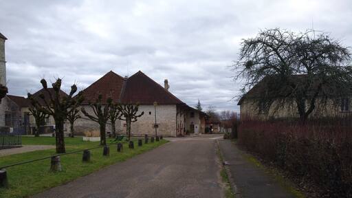 Chissey-sur-Loue (Jura, France) en janvier 2018.