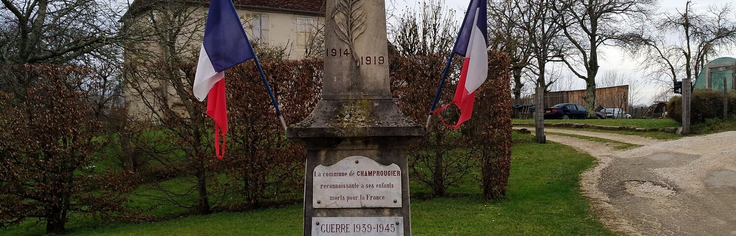 Champrougier (Jura, France) en janvier 2018.