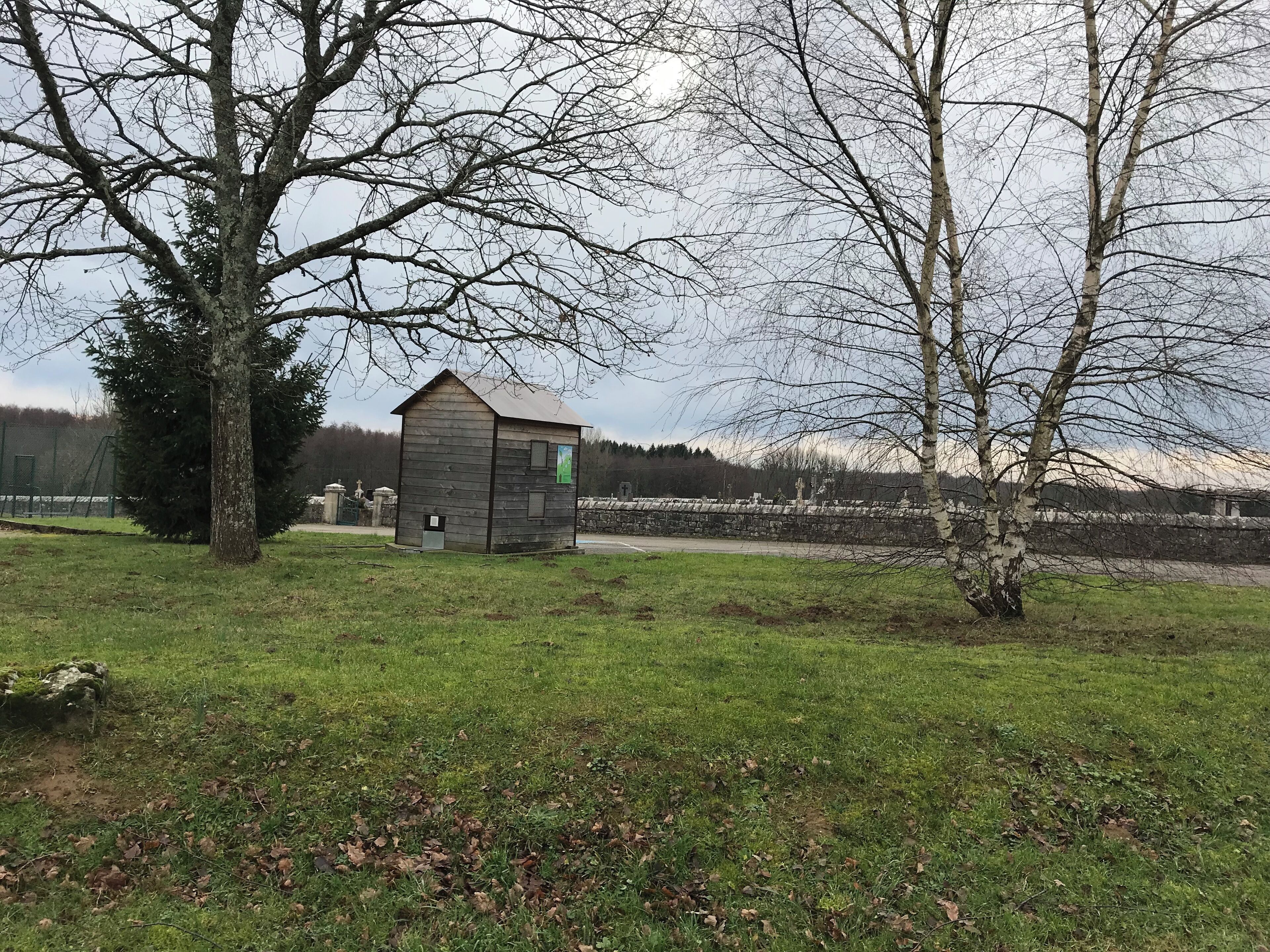 Champrougier (Jura, France) en janvier 2018.