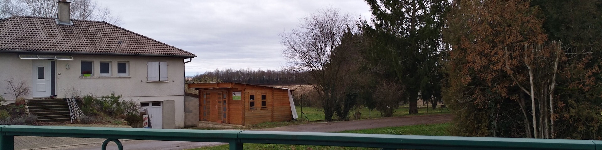 Germigney (Jura, France) en janvier 2018.