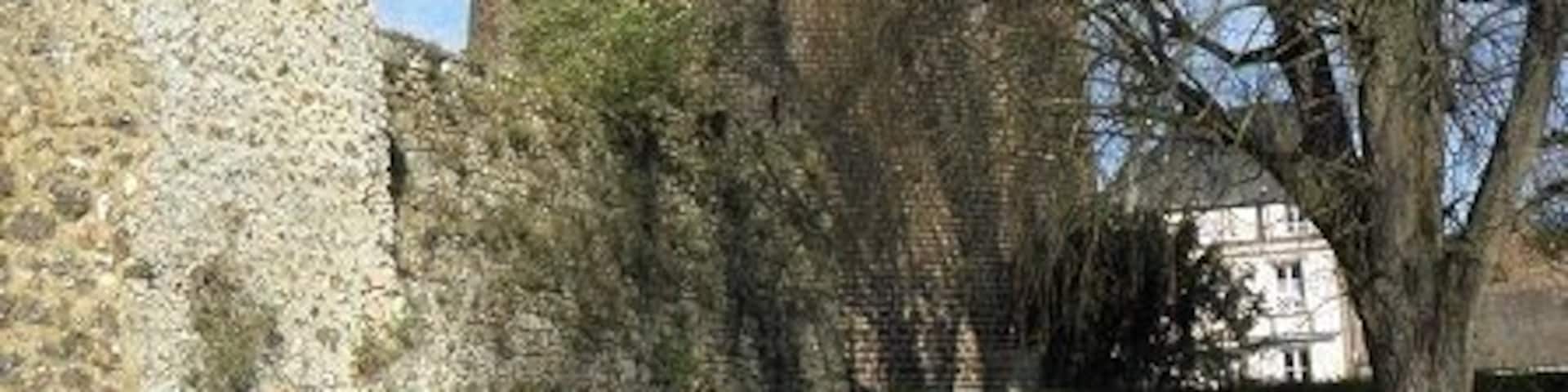 Tour grise Ă Verneuil-sur-Avre (27).