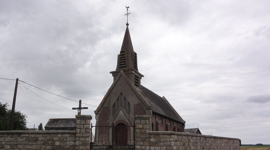 Sommette-Eaucourt (Aisne) église Eaucourt
