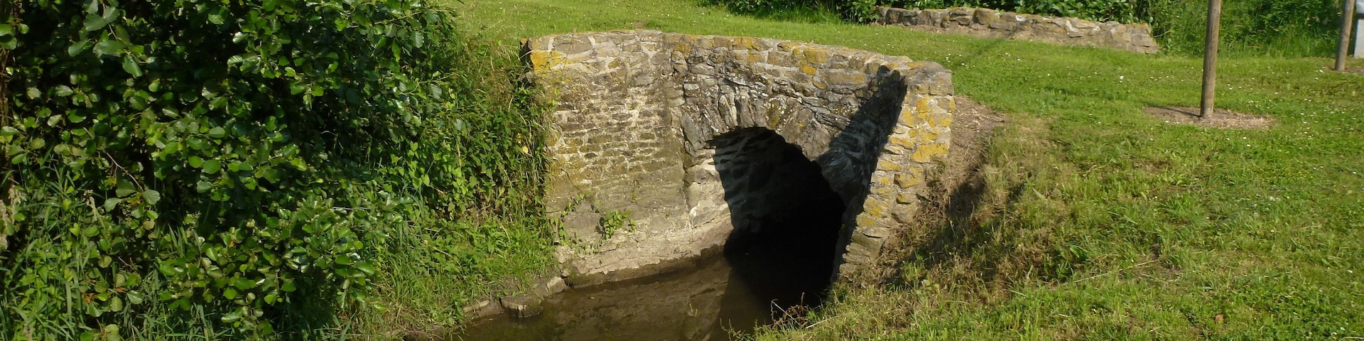 Rosult (Nord, Fr) petit pont Ponceau de la Caterie