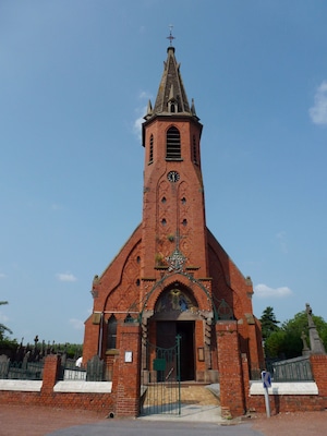 Thun-Saint-Amand (Nord, Fr) église Saint-Éloi