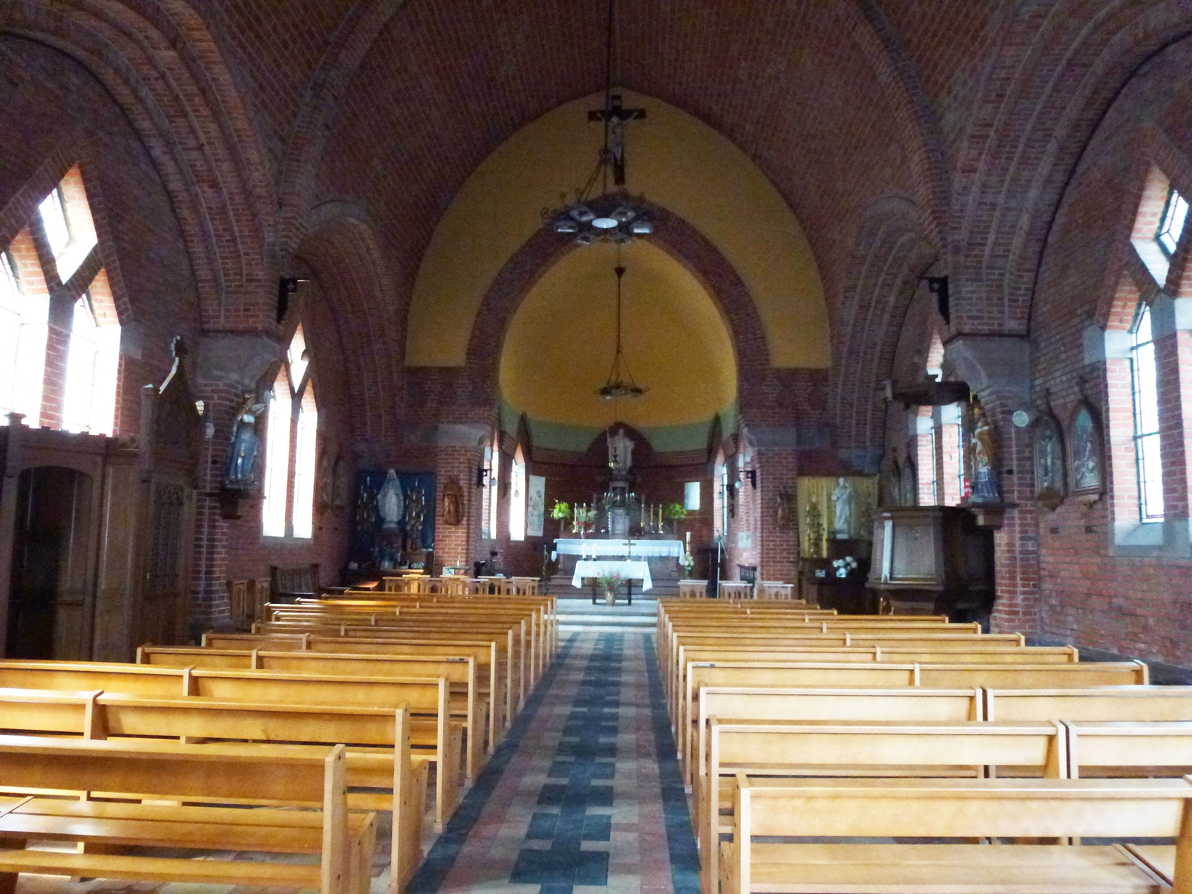 Thun-Saint-Amand (Nord, Fr) église Saint-Éloi