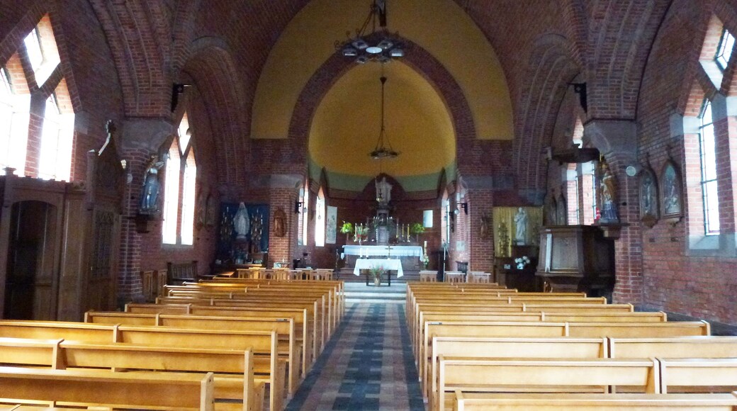 Thun-Saint-Amand (Nord, Fr) église Saint-Éloi