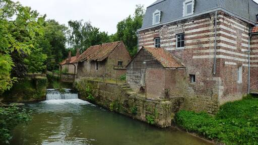 Witternesse (Pas-de-Calais) moulin sur La Laquette