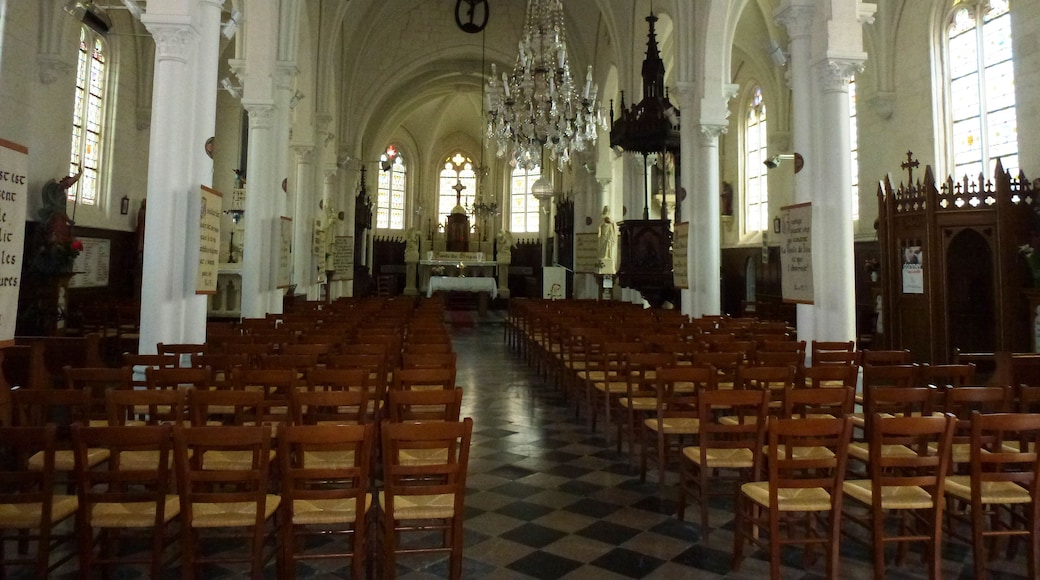 Thérouanne (Pas-de-Calais, Fr) église Saint-Martin, intérieur