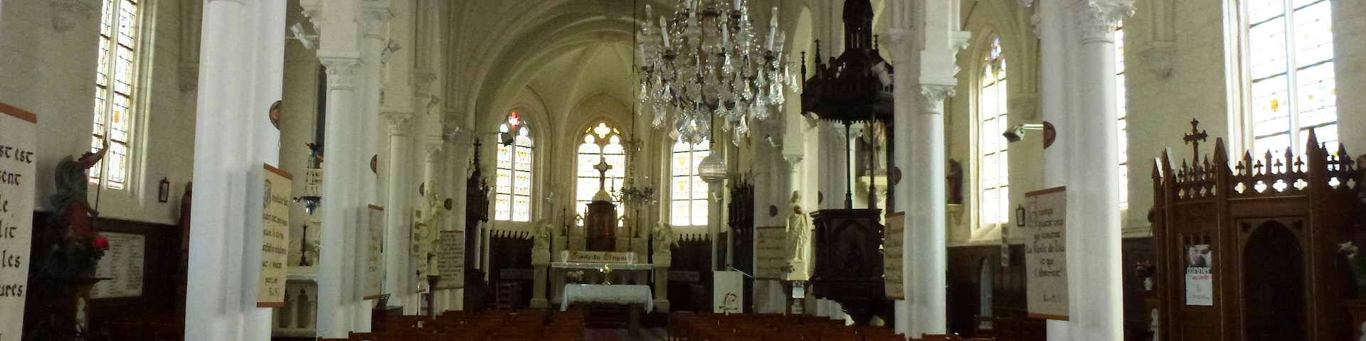 Thérouanne (Pas-de-Calais, Fr) église Saint-Martin, intérieur