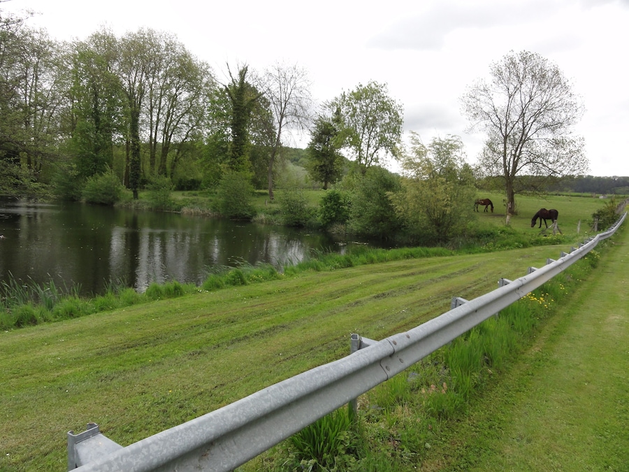 Fourdrain (Aisne) paysage direction Brie