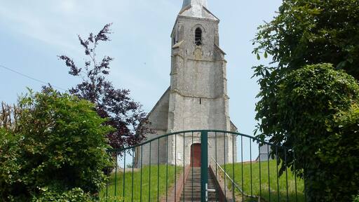 Reclinghem (Pas-de-Calais, Fr) รฉglise, tour