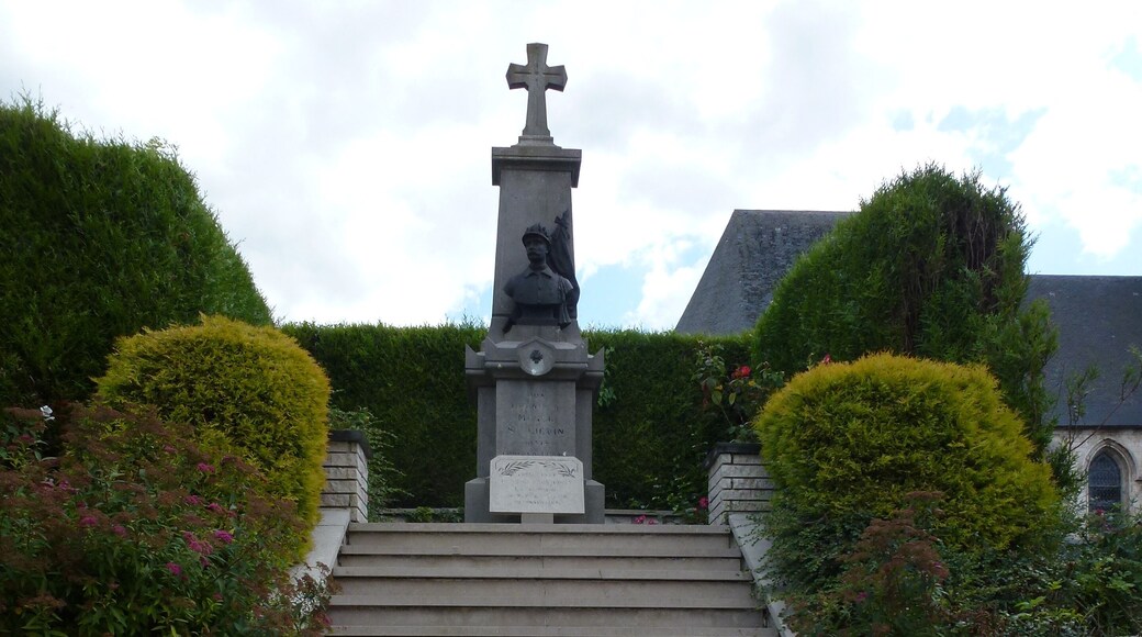Merck-Saint-Liévin (Pas-de-Calais, Fr) monument aux morts
