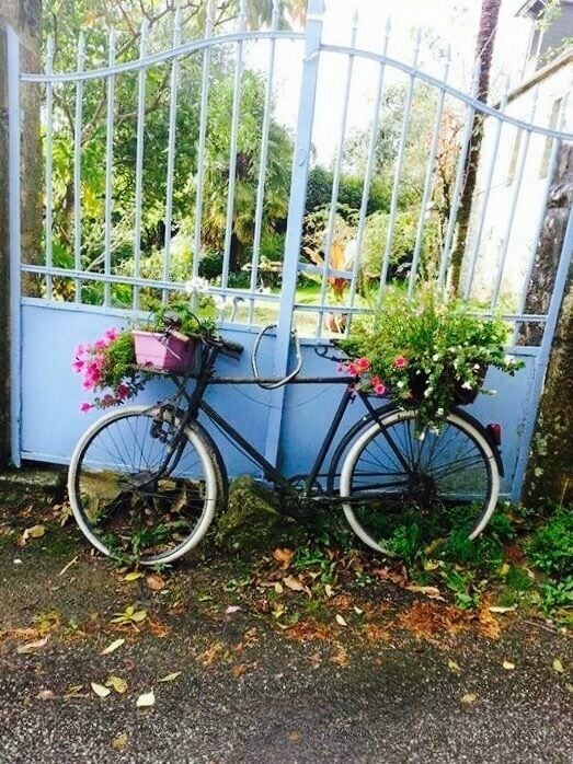 The best way to travel in France ... all though this bike hadn't traveled in a while 