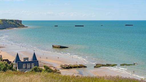 Gold beach near Arromanches-les-Bains