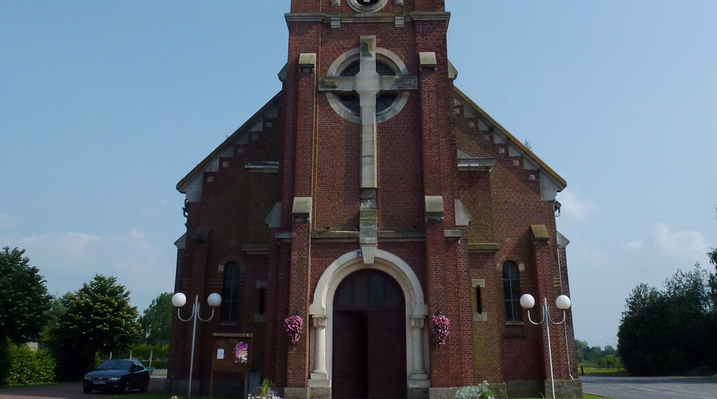 Nivelle (Nord, Fr) église, extérieur