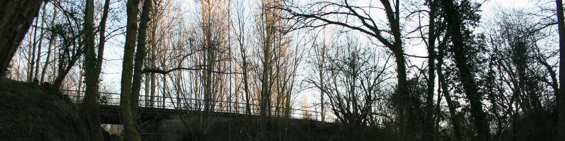 Cascade de WARGNIES LE PETIT, lieu-dit de QUELIPONT passage de la rivière AUNELLE