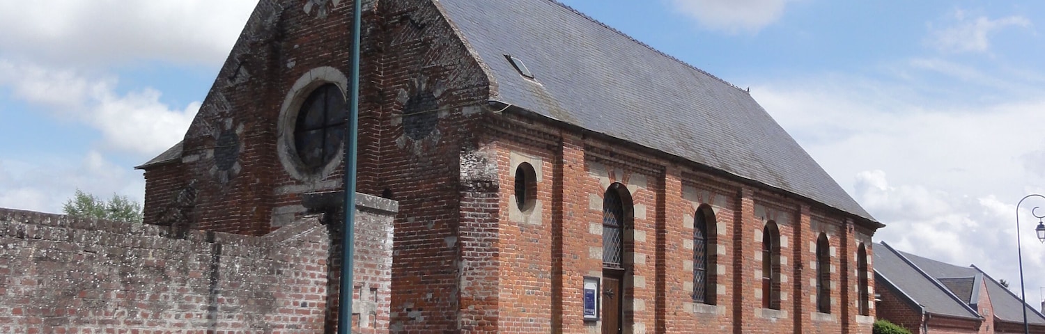 Aubigny-aux-Kaisnes (Aisne) église Saint-Nicolas