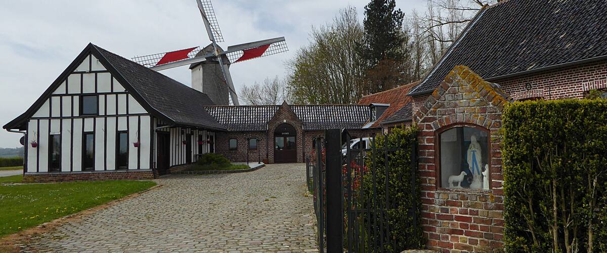 Le moulin de la Roome Terdeghem, Nord, Pays des Moulins de Flandre France (2016).