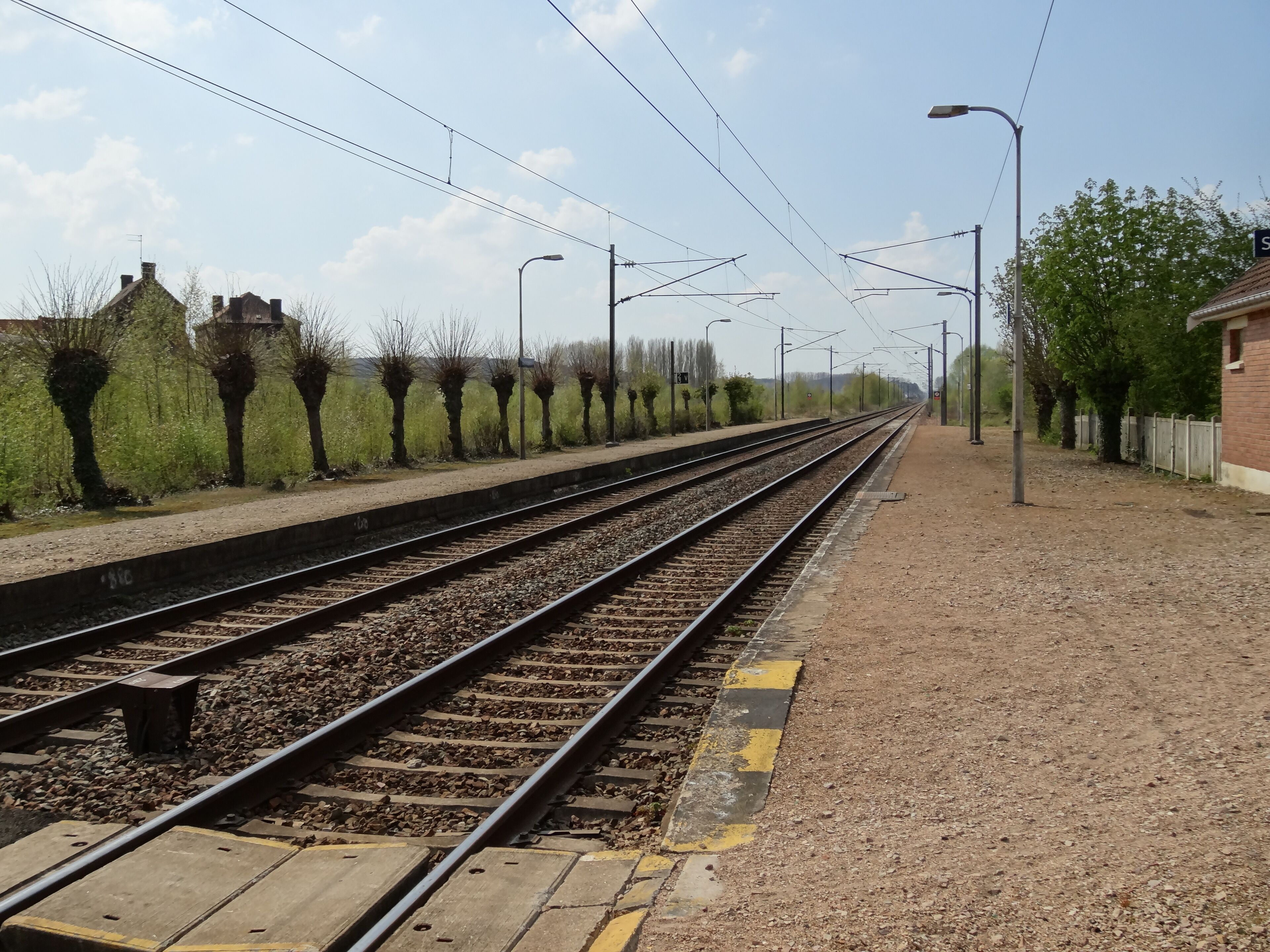 Gare de Chocques, Pas-de-Calais, Nord-Pas-de-Calais, France.
