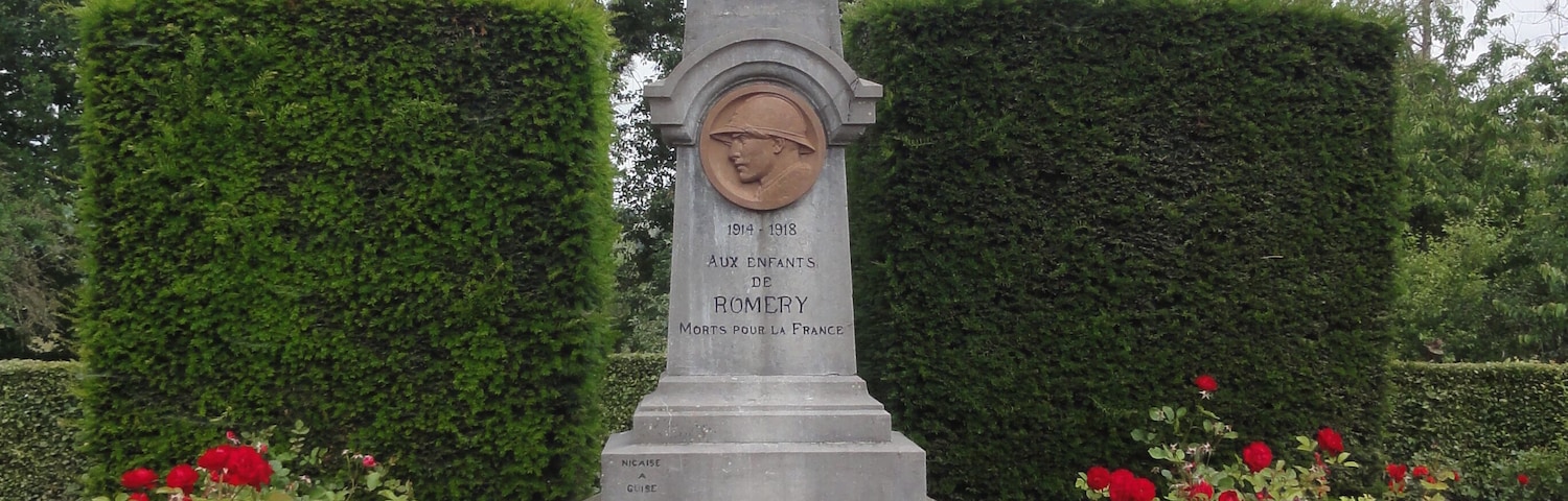 Romery (Aisne) monument aux morts