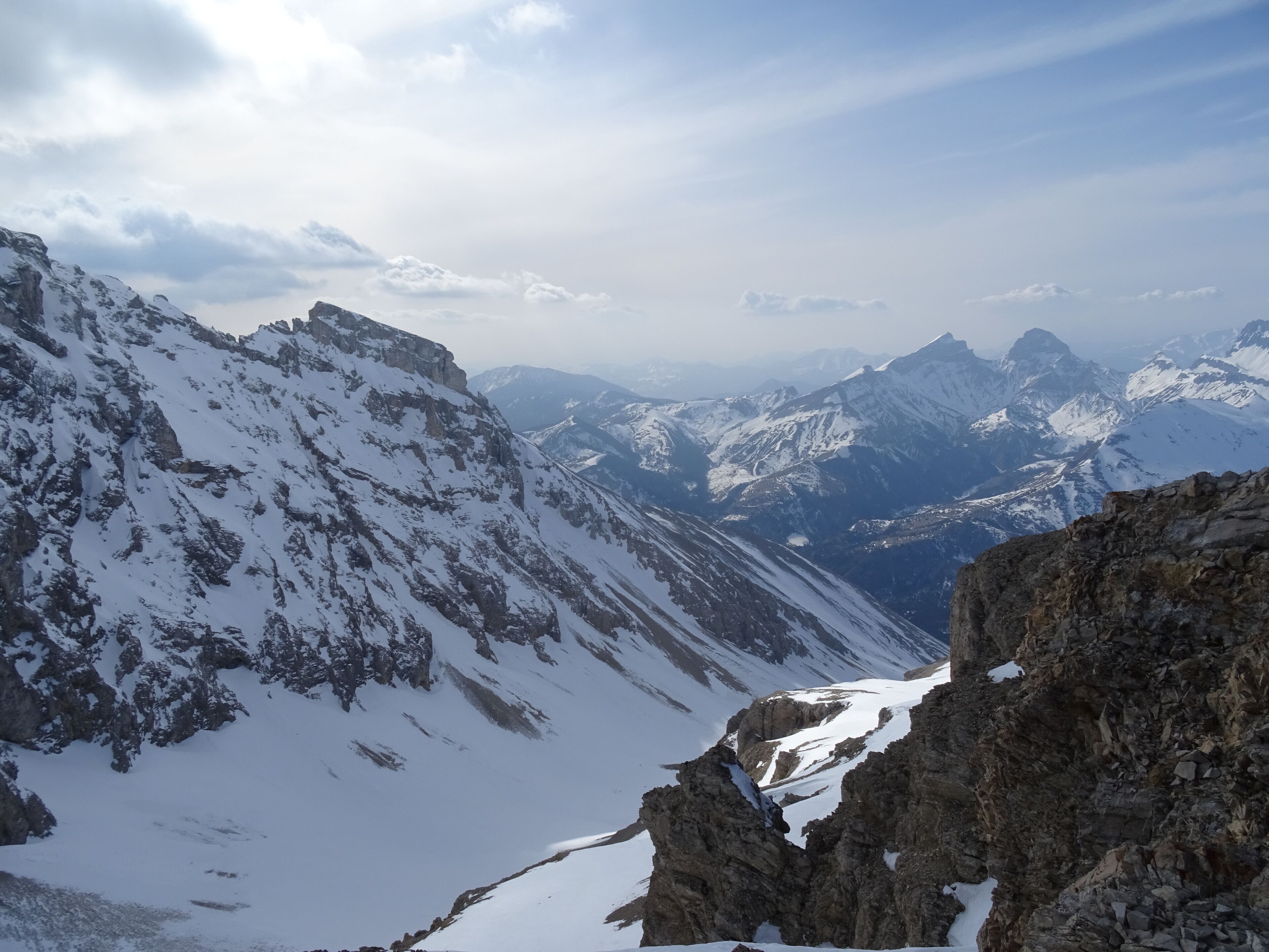 Montée depuis le haut du TK du Pierra vers le plateau de Bure, 2e tiers