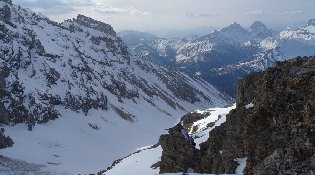 Montée depuis le haut du TK du Pierra vers le plateau de Bure, 2e tiers