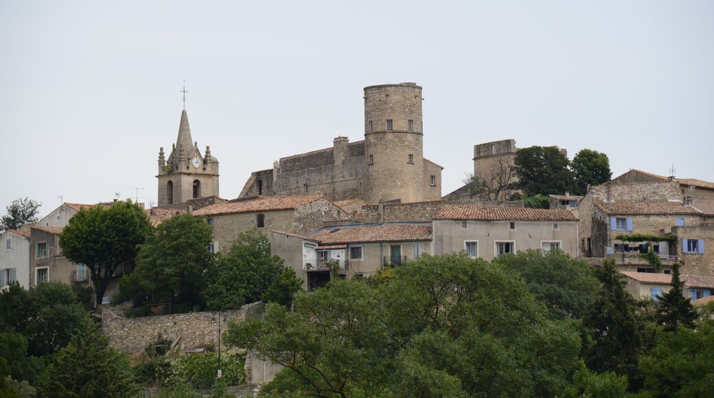 Panoramic view of the hamlet Montpezat