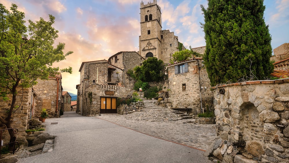 Historical Eus Old town, Pyrenees, France