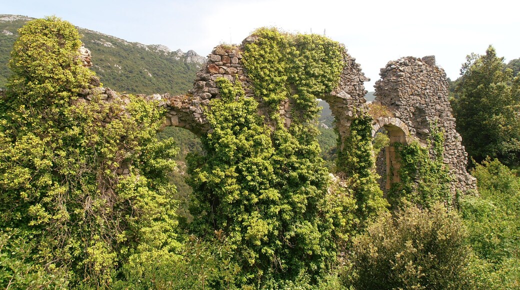 This building is indexed in the Base Mérimée, a database of architectural heritage maintained by the French Ministry of Culture, under the reference PA00102545 .