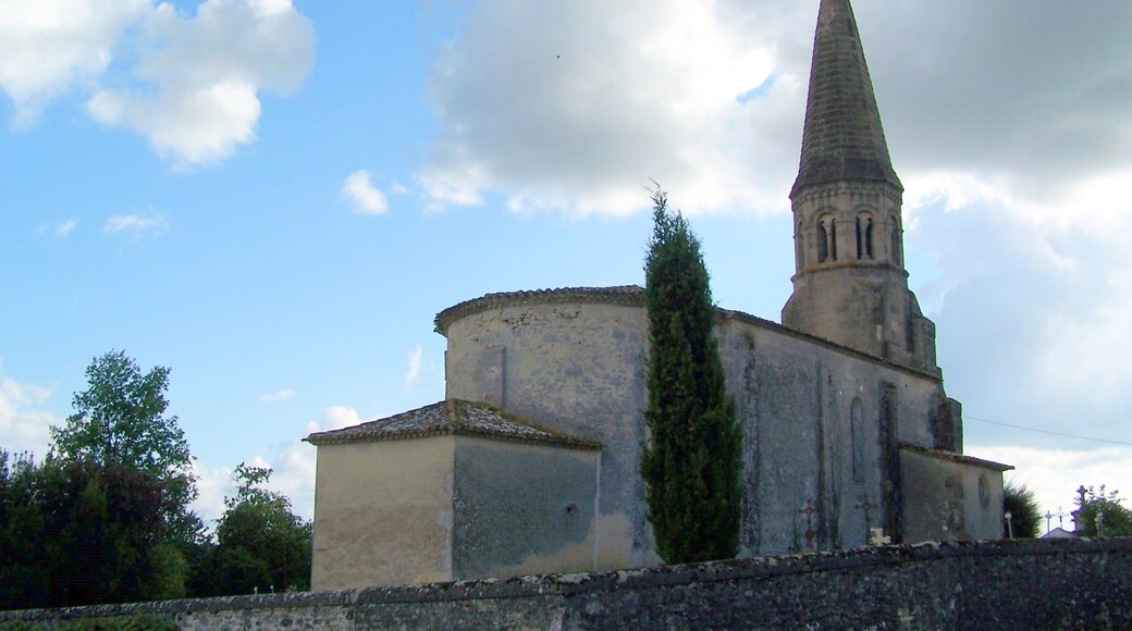 Church Saint-Cibard of Coutures (Gironde, France)