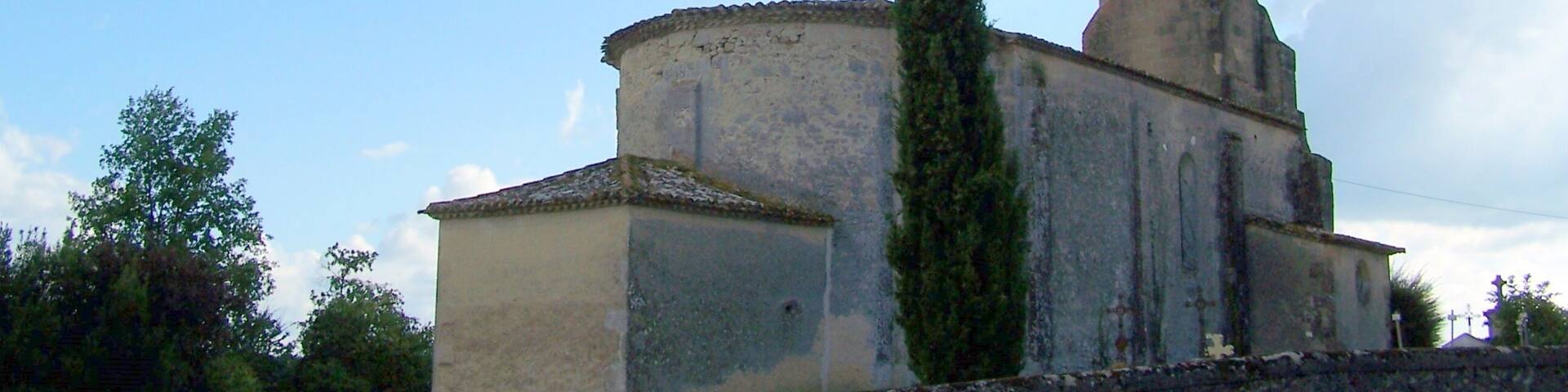 Church Saint-Cibard of Coutures (Gironde, France)