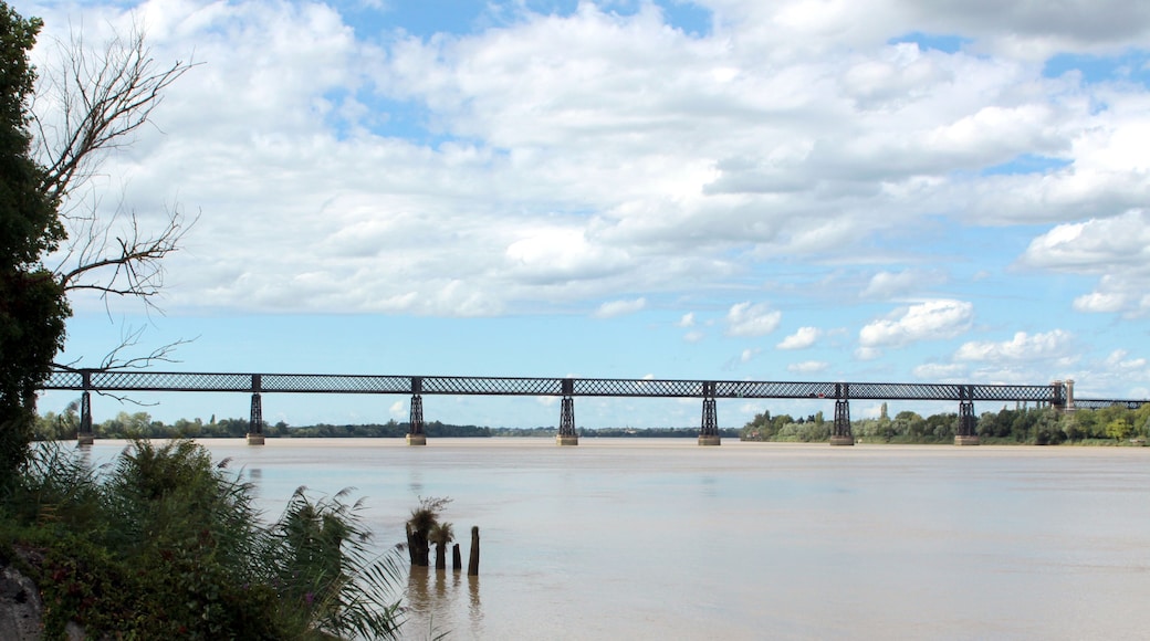 Railway bridge over the Dordogne river at Cubzac-les-Ponts