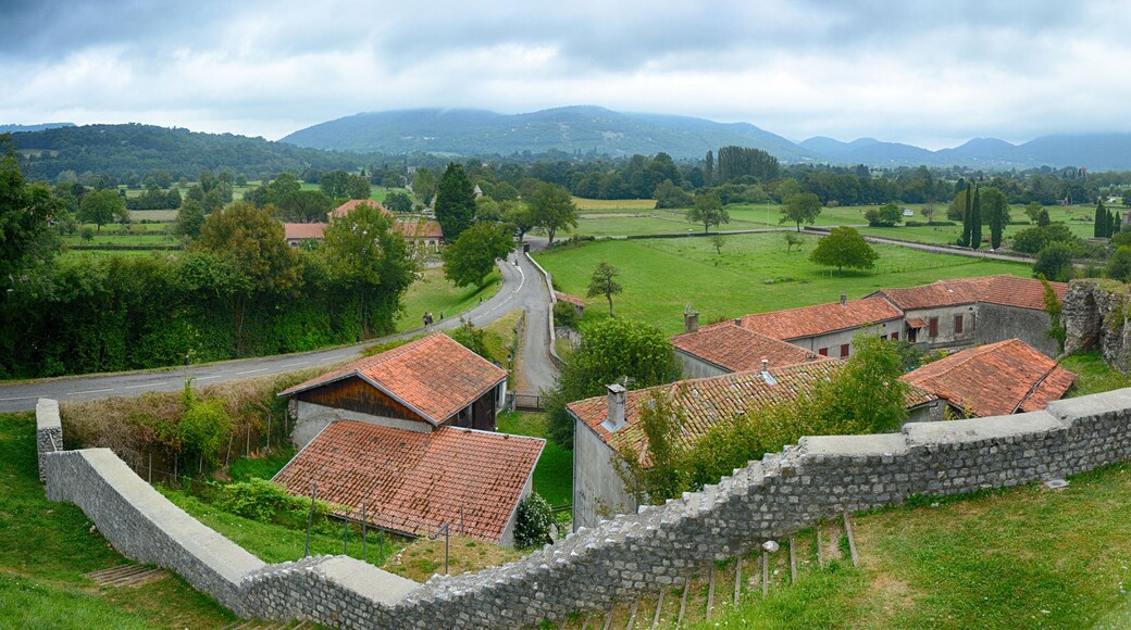 Panorama ancient roman theater at St Bertrand de Comminges France