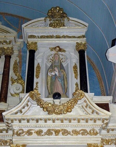 Maître-autel de l'église Saint-Marse de Bais (35).