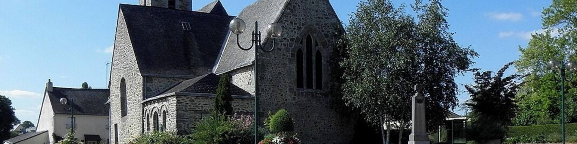 Ăglise Saint-CĂ©nĂ©ry de ParignĂ©-sur-Braye (53).