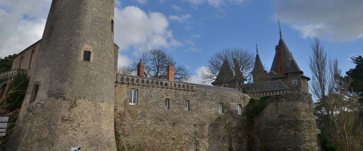 Château de Gilles de Rais, dit Barbe Bleue, à Pornic, 44, France