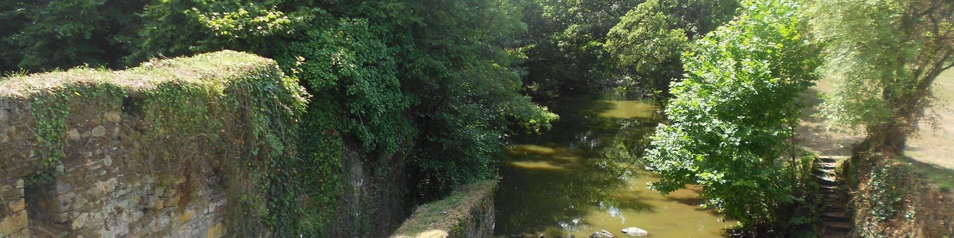 Vestige d'un ancien moulin à eau