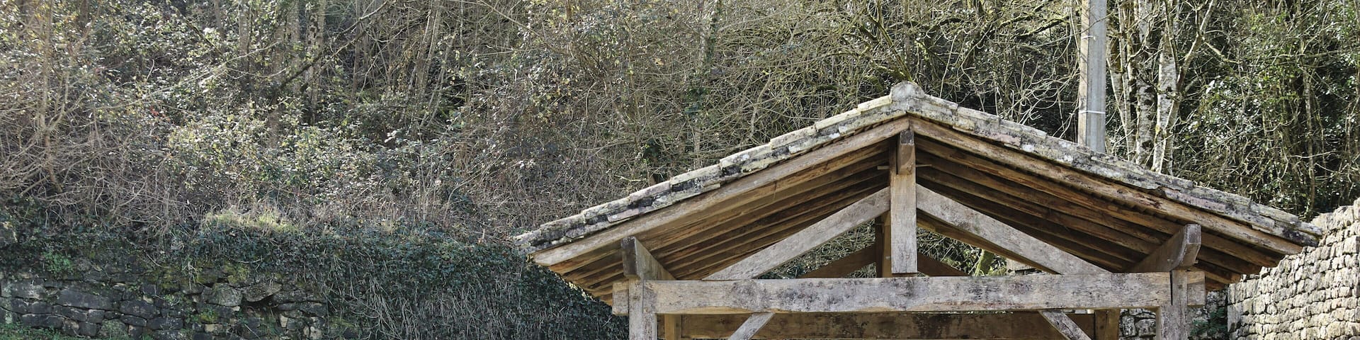 Lavoir de la Cure, La Cure, MaziÚres-sur-Béronne, Deux-SÚvres, Poitou-Charentes, France