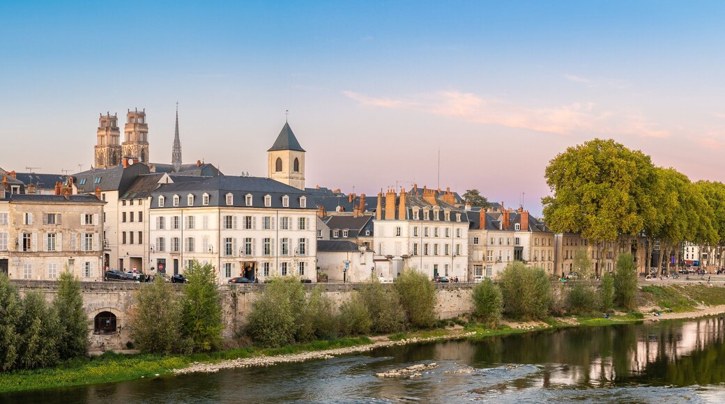 Panoramic View of Orleans at Dusk, France