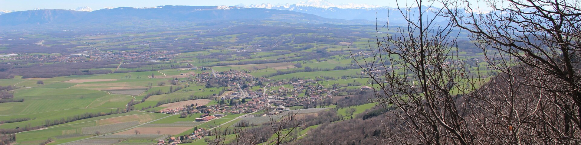View onto the Bassin Lemanique from the Vuache