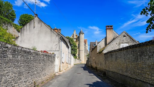 Royal Abbey of Saint-Séverin in Château-Landon, a rural village of the Gâtinais in the French department of Seine-et-Marne, Paris Region, France