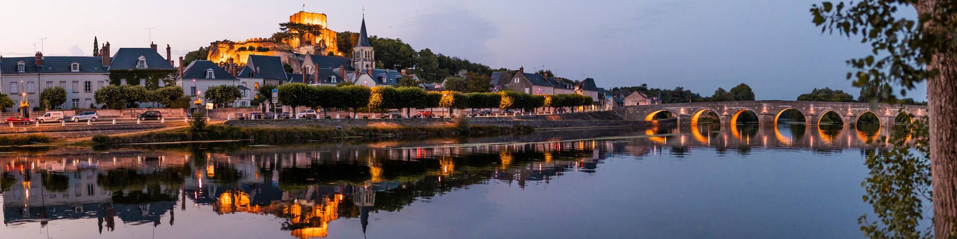Montrichard city in the Loire Valley