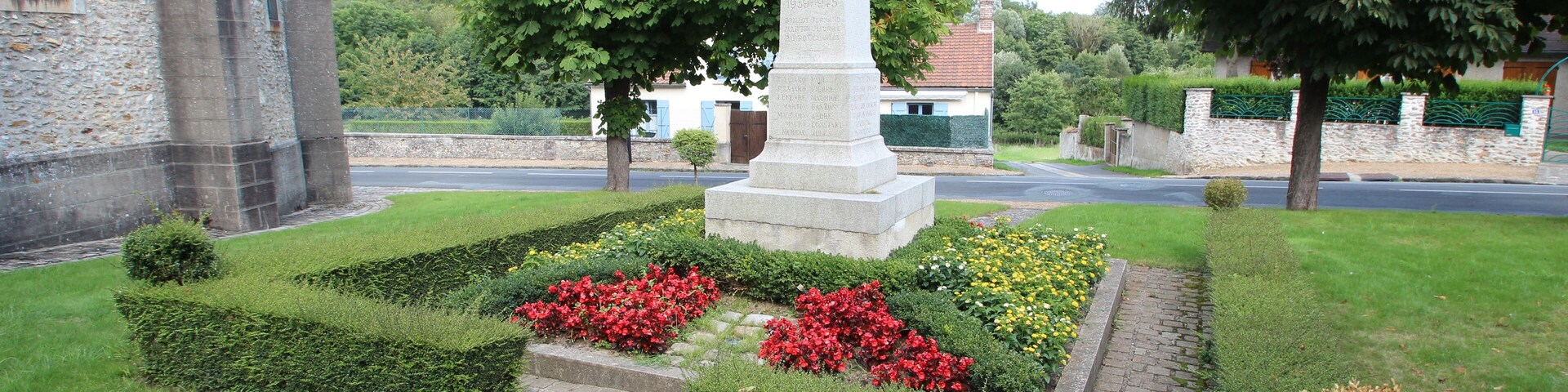 War memorial of Orphin in the Yvelines department in France.