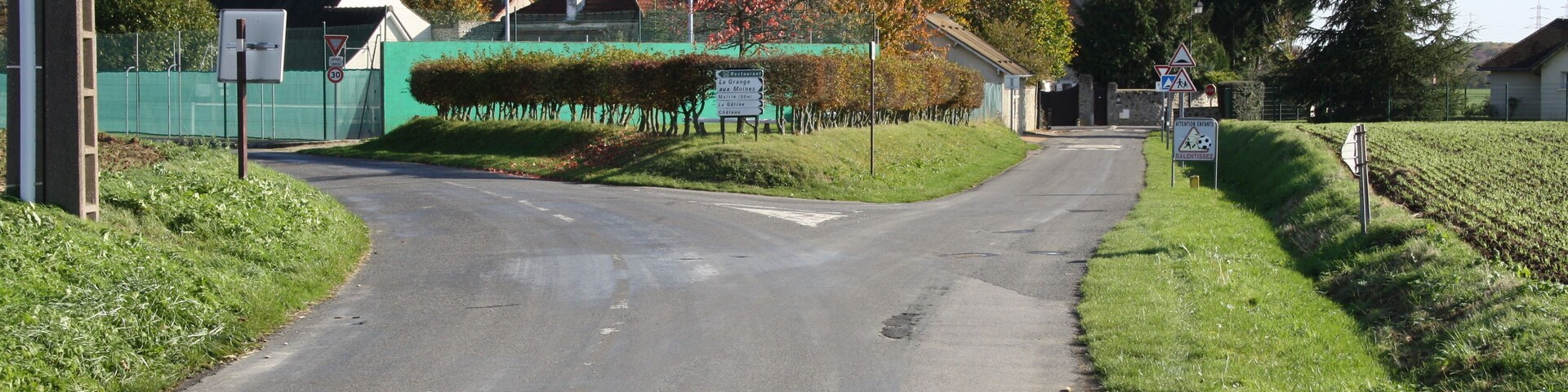 View of the village of Saint-Jean-de-Beauregard, France.