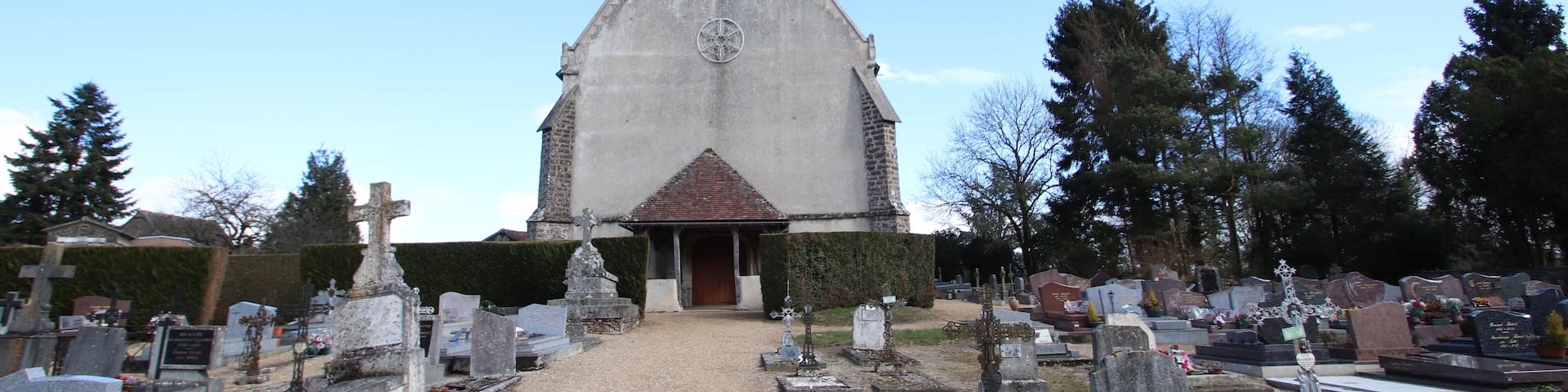 Saint-Éliph church of Saint-Éliph, France.