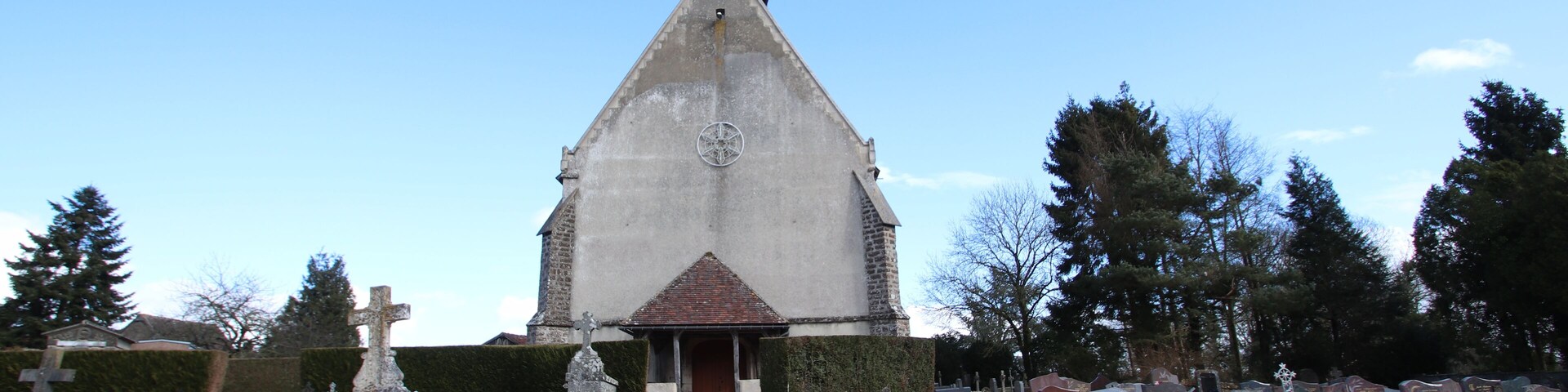 Saint-Éliph church of Saint-Éliph, France.